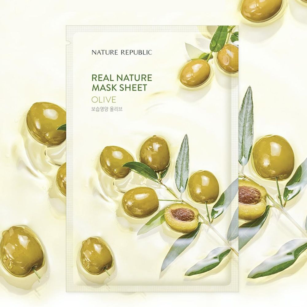 NATURE REPUBLIC Real Nature Olive Sheet Face Mask