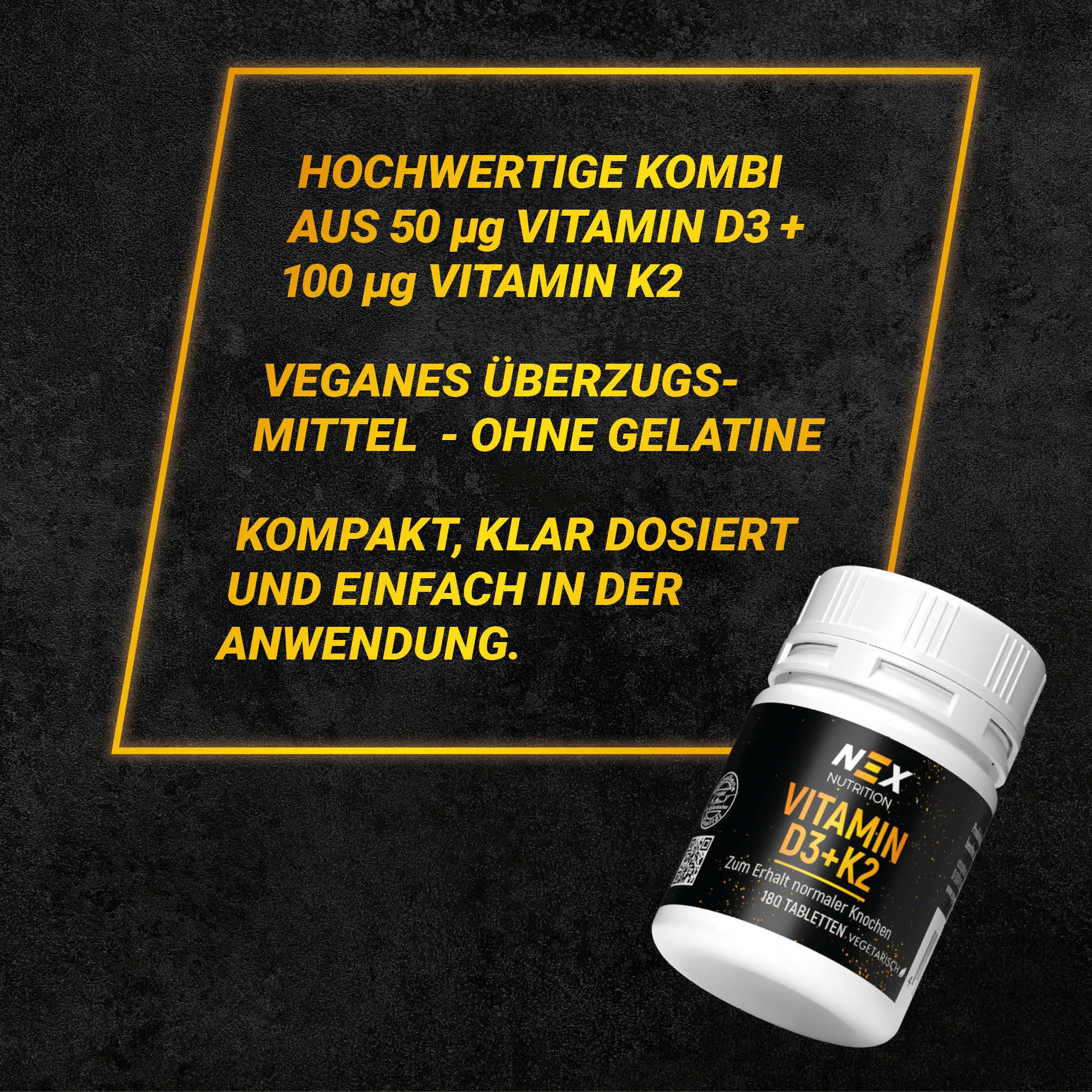NEX D3 + K2 Tabletten