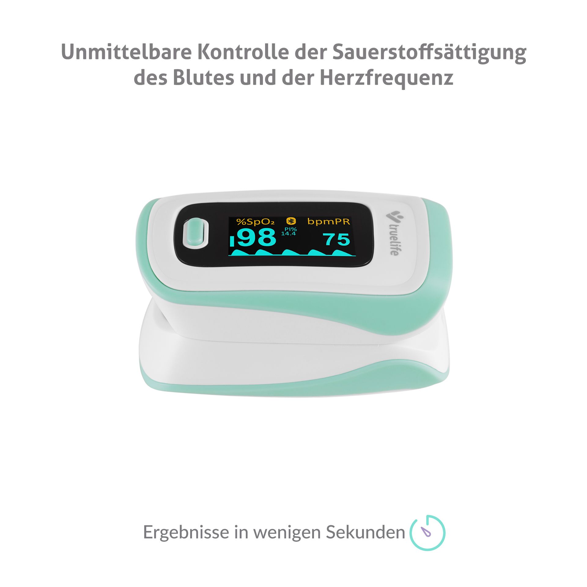 TrueLife Oximeter X5 BT – Pulsoximeter mit Bluetooth