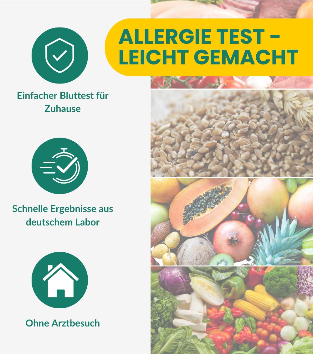 MetaLytic - Lebensmittelallergie Test (28 Allergene) - Vollwertiger Labortest