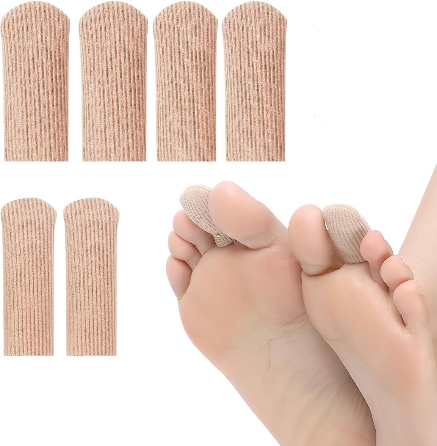 Finger- & Zehenschutz Silikon , elastische Schutzkappen, weich & wiederverwendbar
