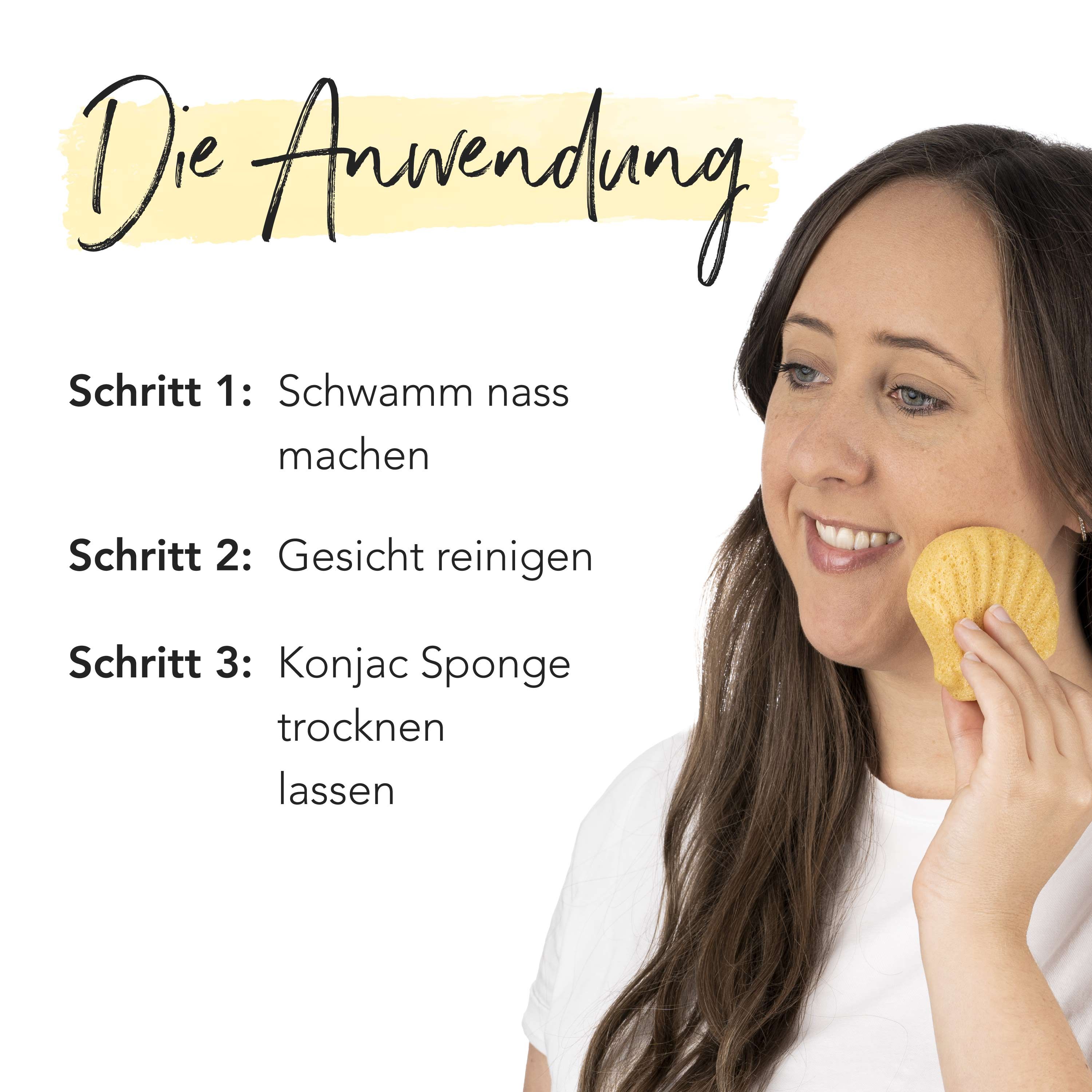 FACES OF FEY Konjac Sponge - gelber Ingwer