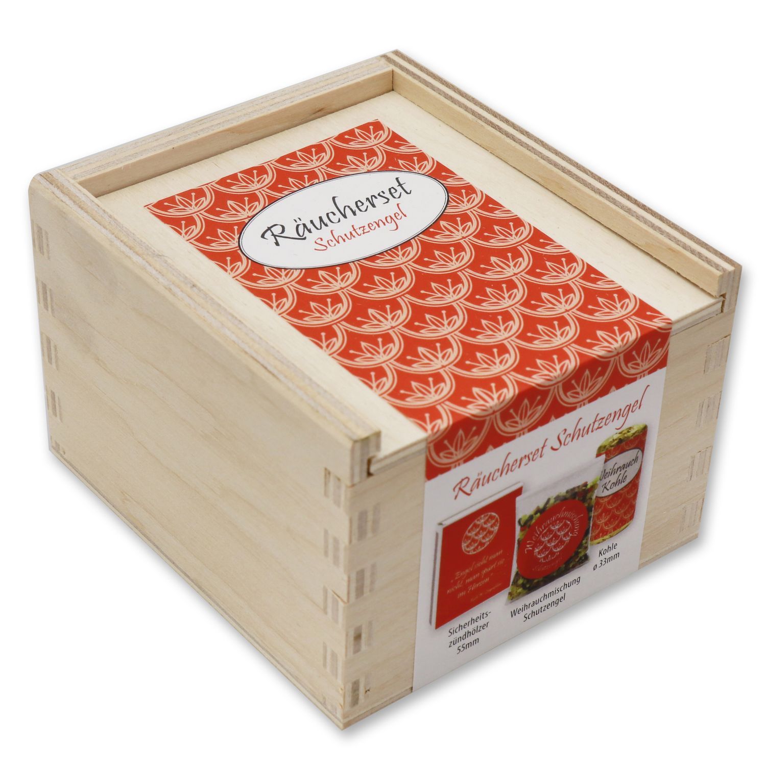 Florex Räucherset Schutzengel Zündhölzer Weihrauchmischung + Weihrauch Kohle