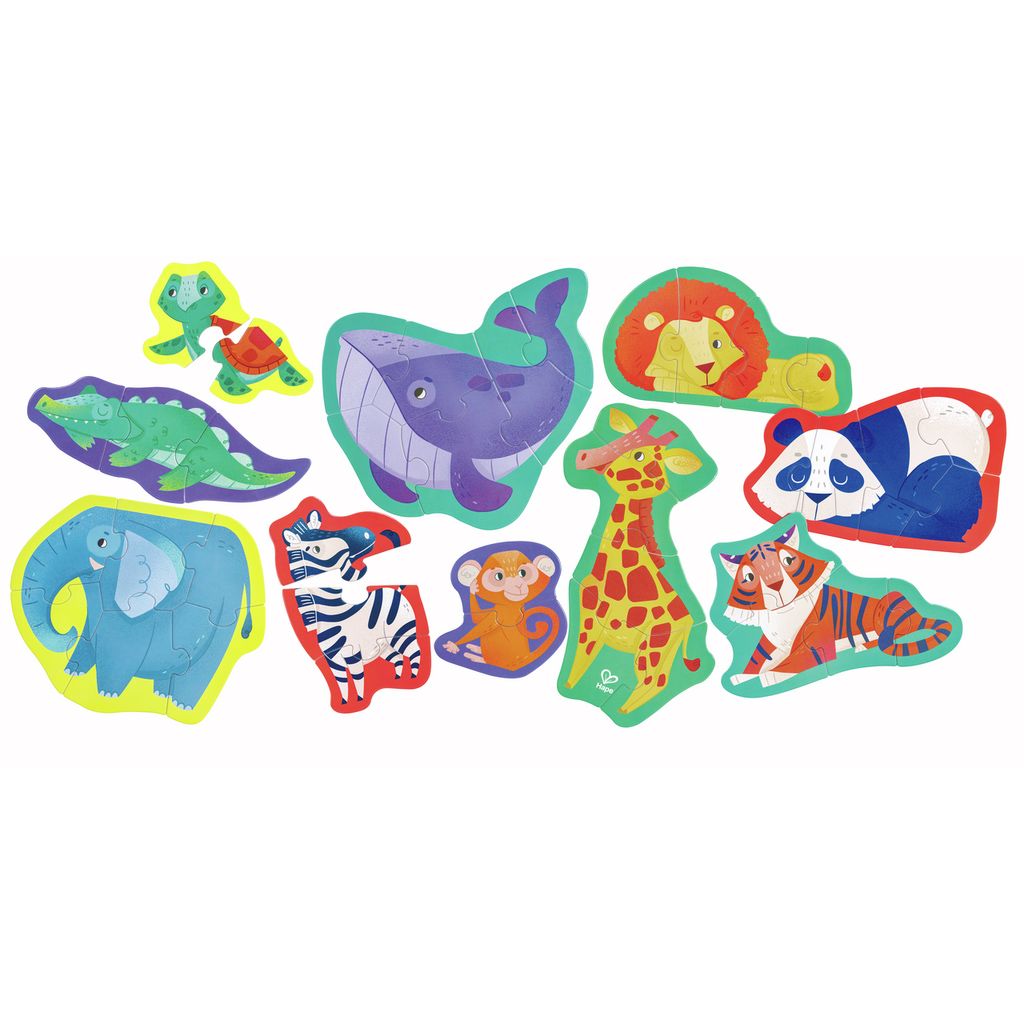 Hape Dschungel-Freunde-Puzzle