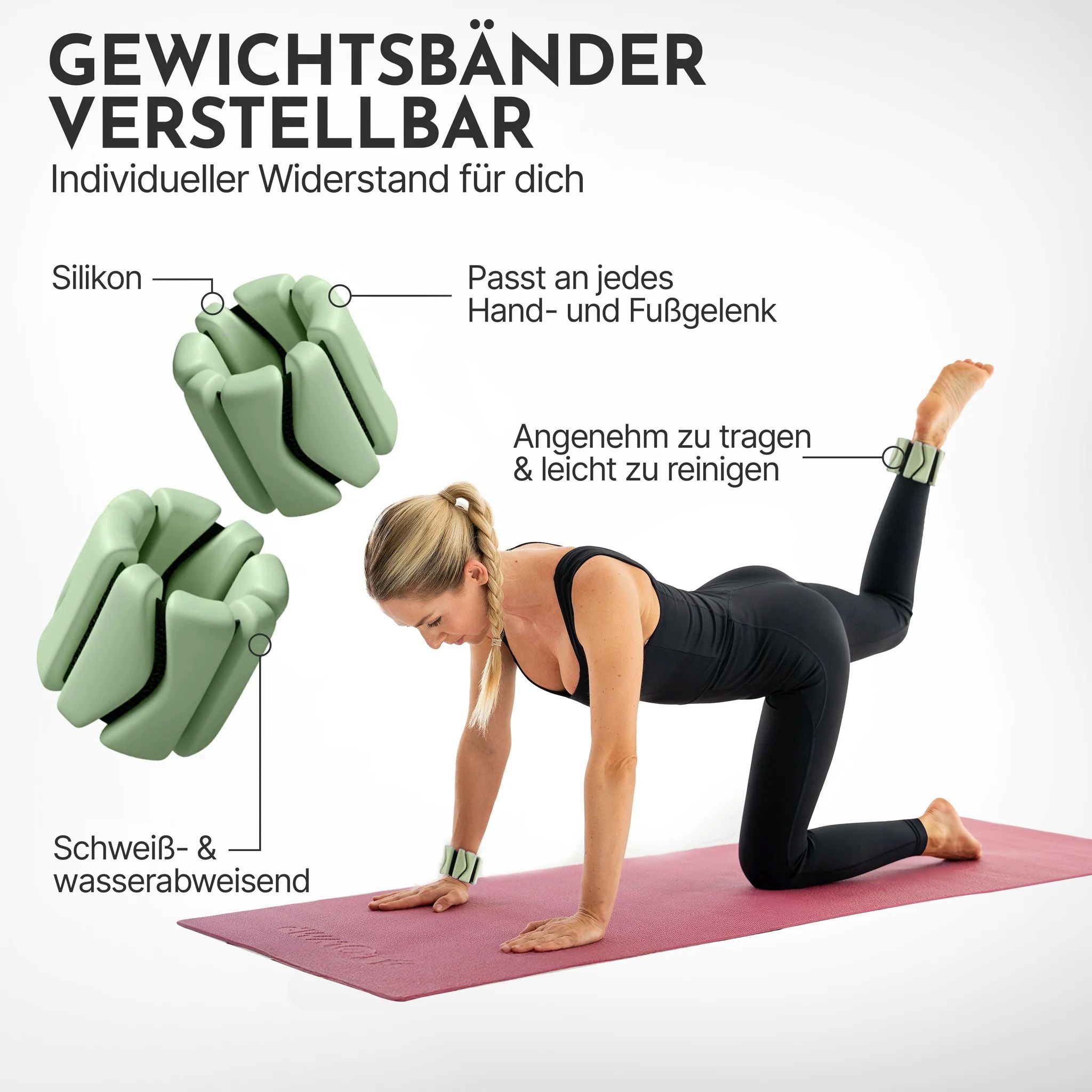 NEOLYMP Pilates Gewichtsmanschetten