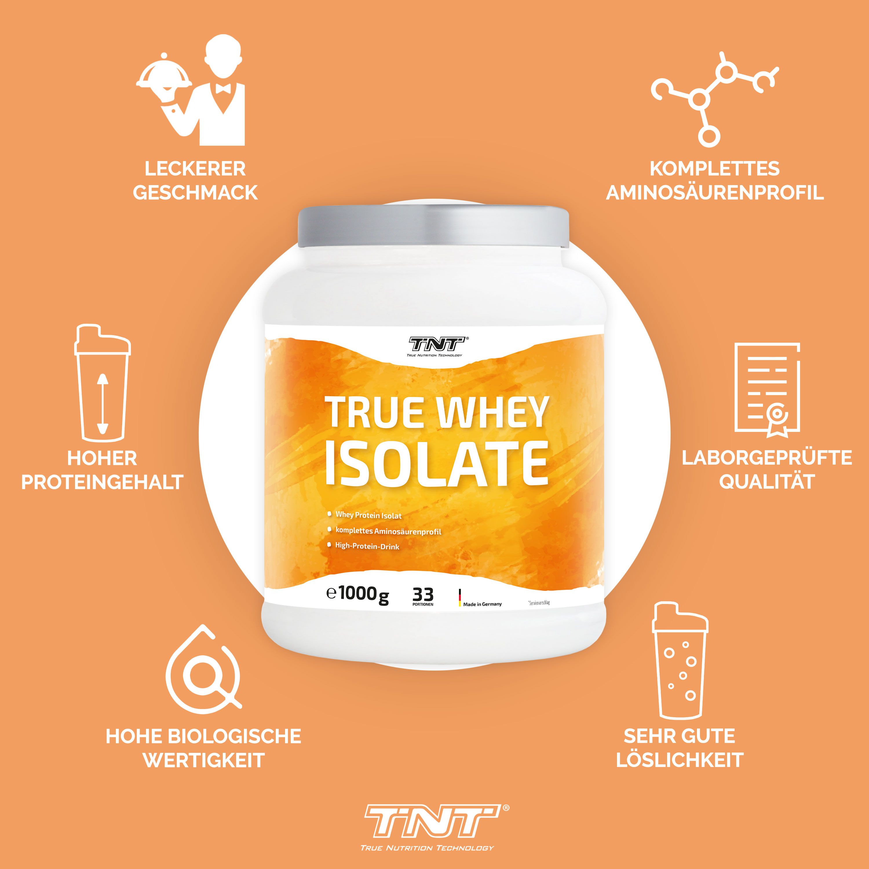 TNT True Whey Isolate 1 kg Pulver