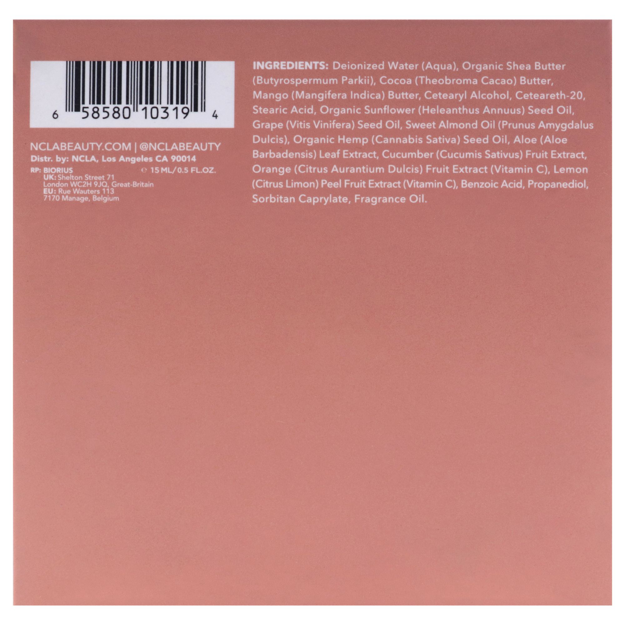 Hi Butter natürlicher Körperbutter - Coconut Vanilla von NCLA