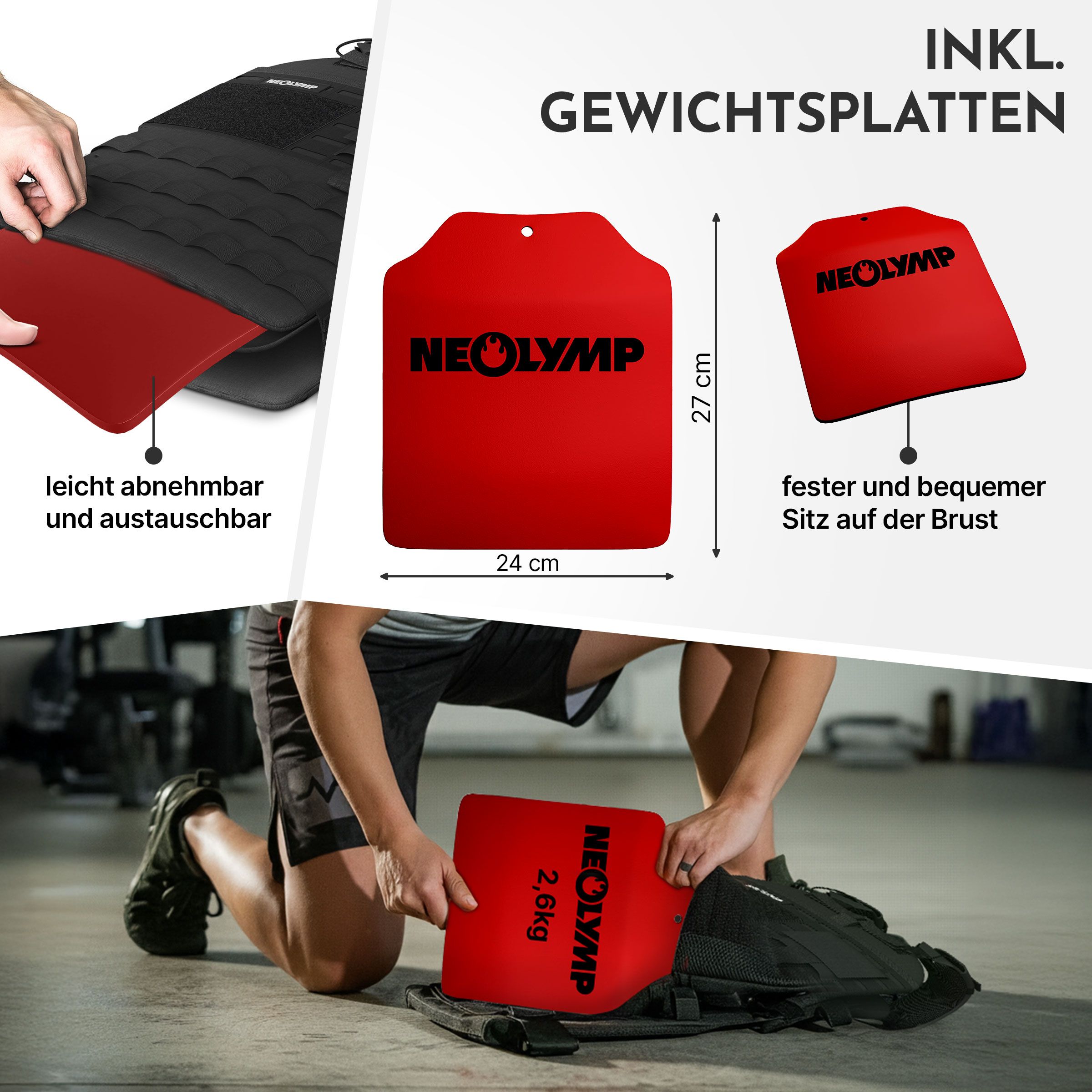 NEOLYMP Gewichtsweste 10 KG
