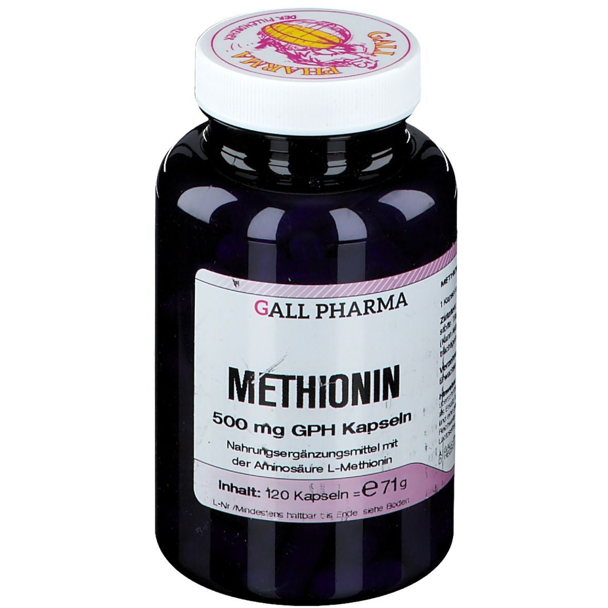 Gall Pharma Méthionine 500 mg GPH capsules
