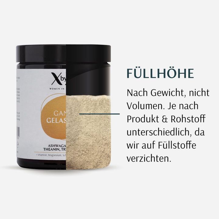 XbyX® Ganz Gelassen - für Gelassenheit & mentale Balance - Ashwagandha, Theanin & Tryptophan