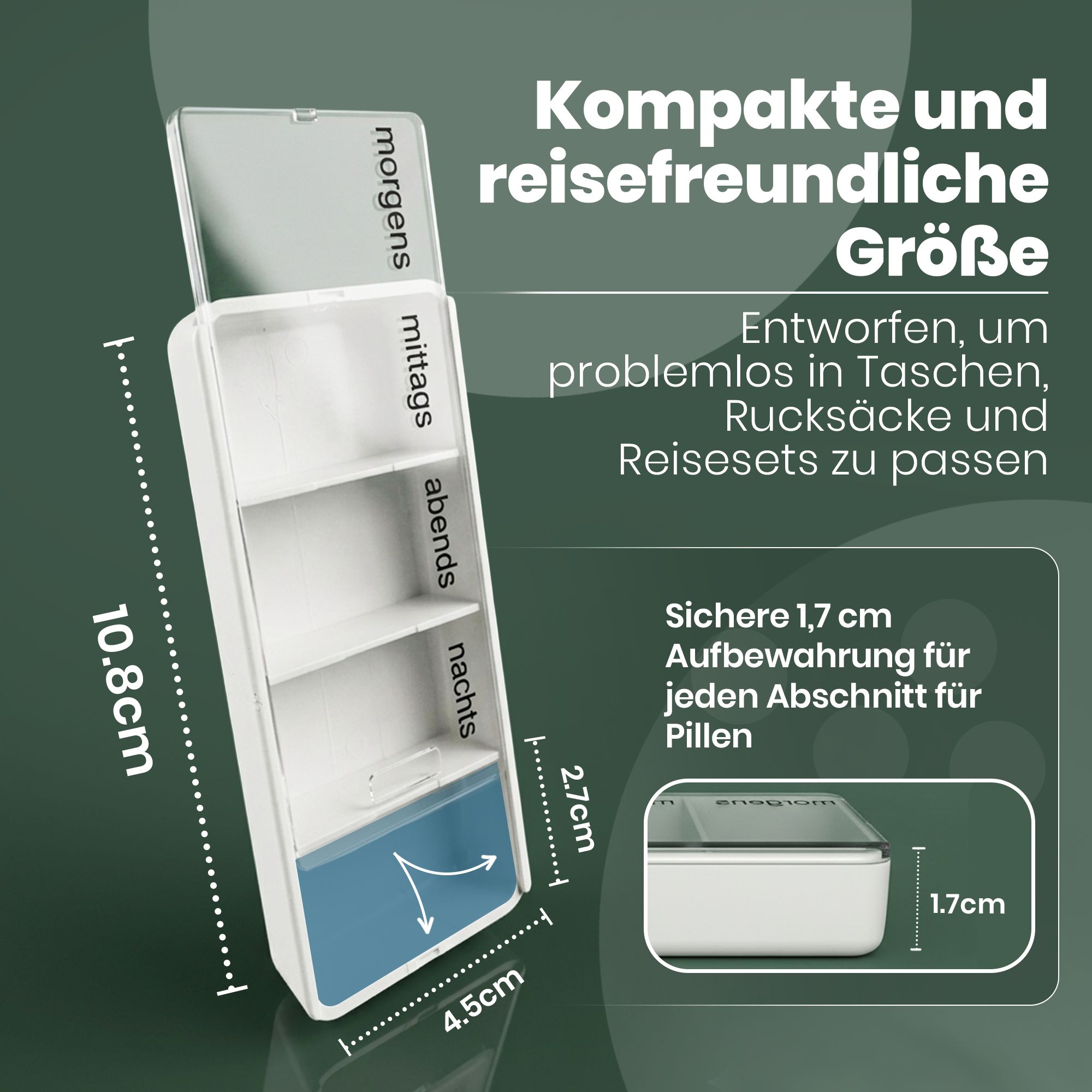 Tablettendose weiß