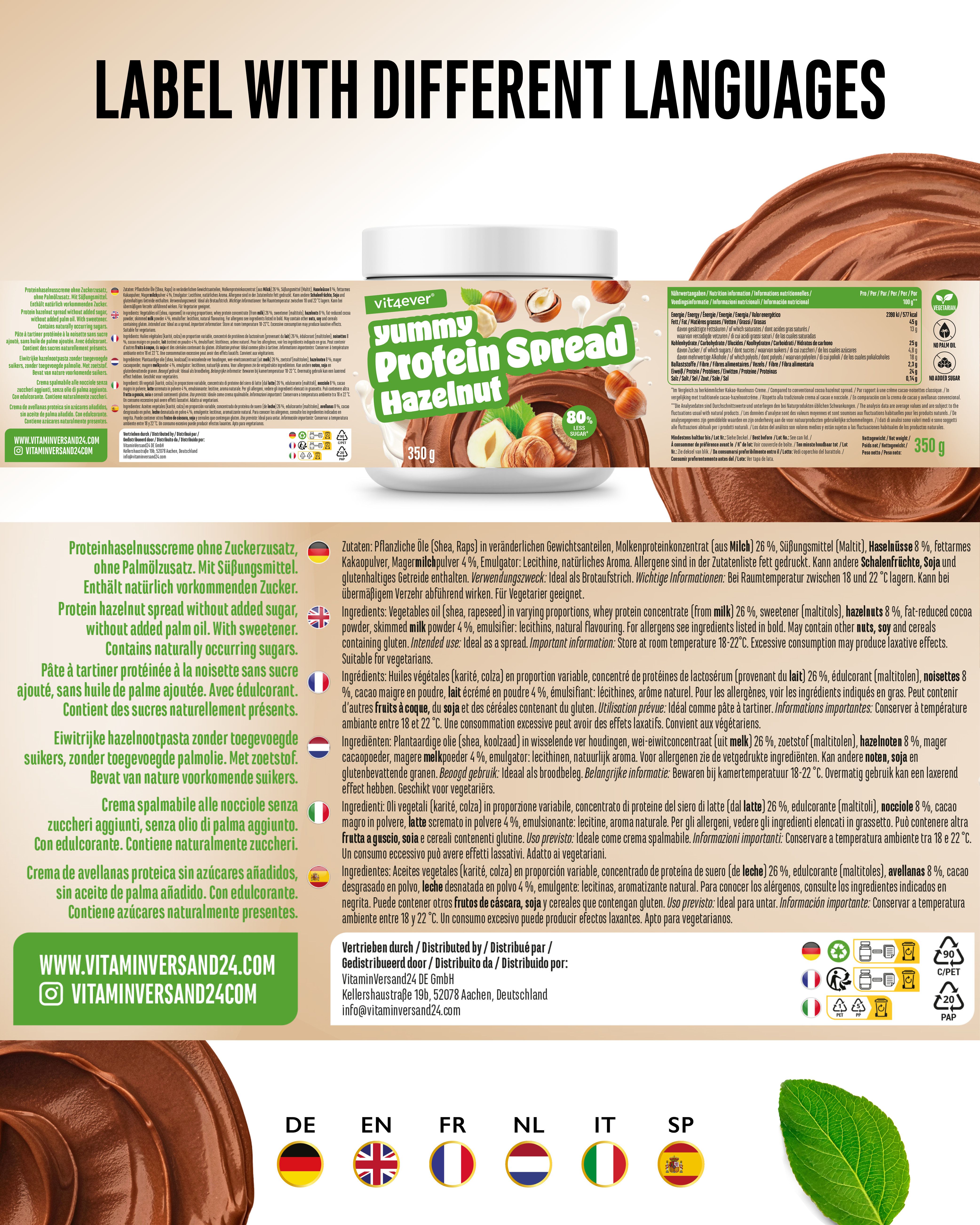 vit4ever Yummy Protein Spread