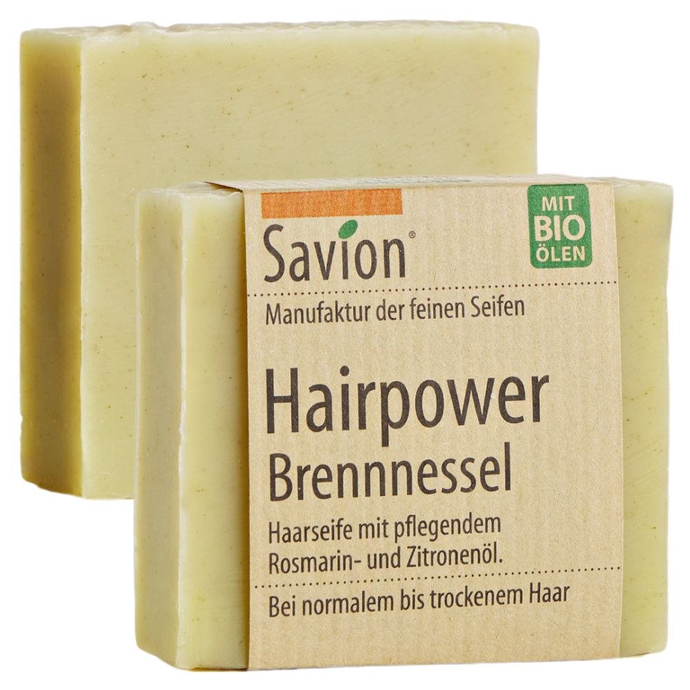 Savion Hairpower Brennnessel Bio Haarwaschseife