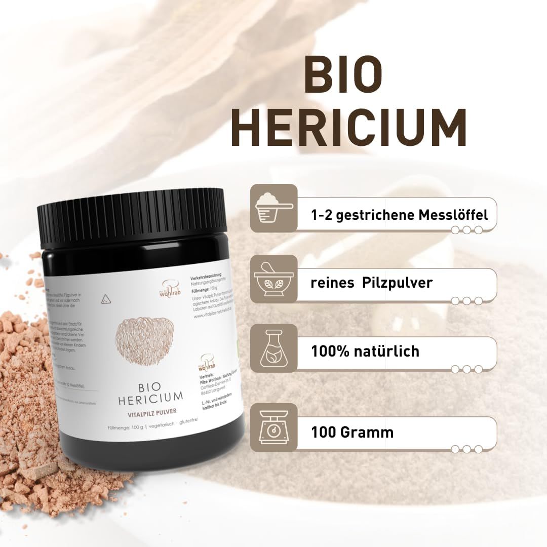 Pilze Wohlrab - Hericium BIO Pulver