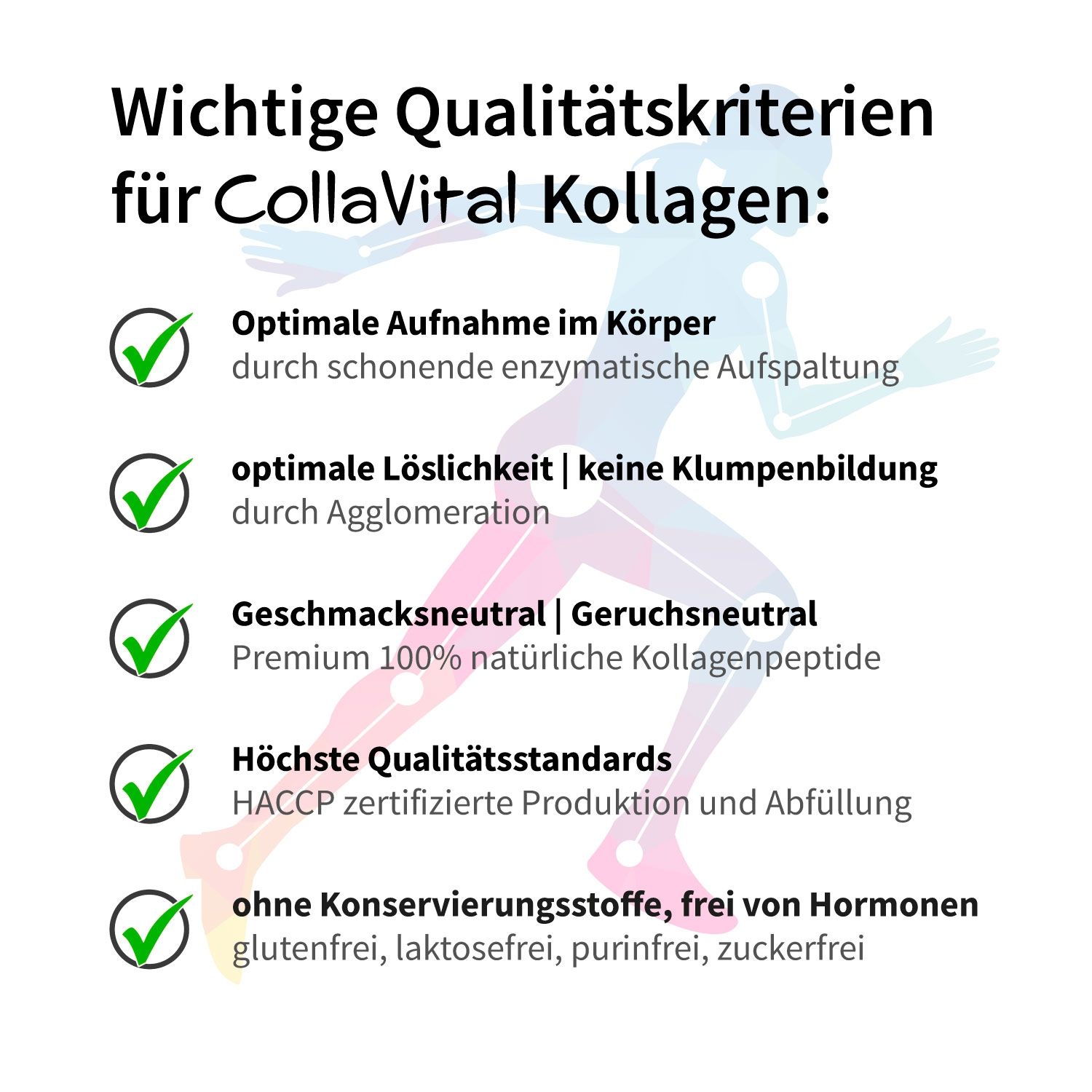 CollaVital® Human Collagen Pulver – Bioaktives Kollagen Hydrolysat
