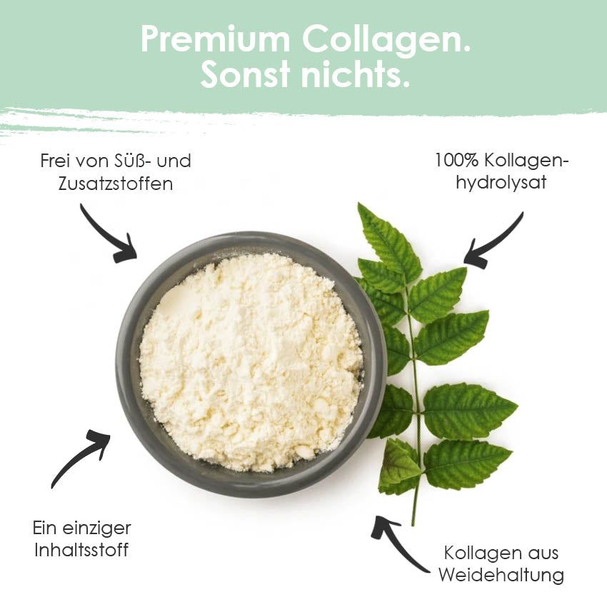 Naturely Premium Kollagen Pulver – Kollagen Hydrolysat aus Weidehaltung