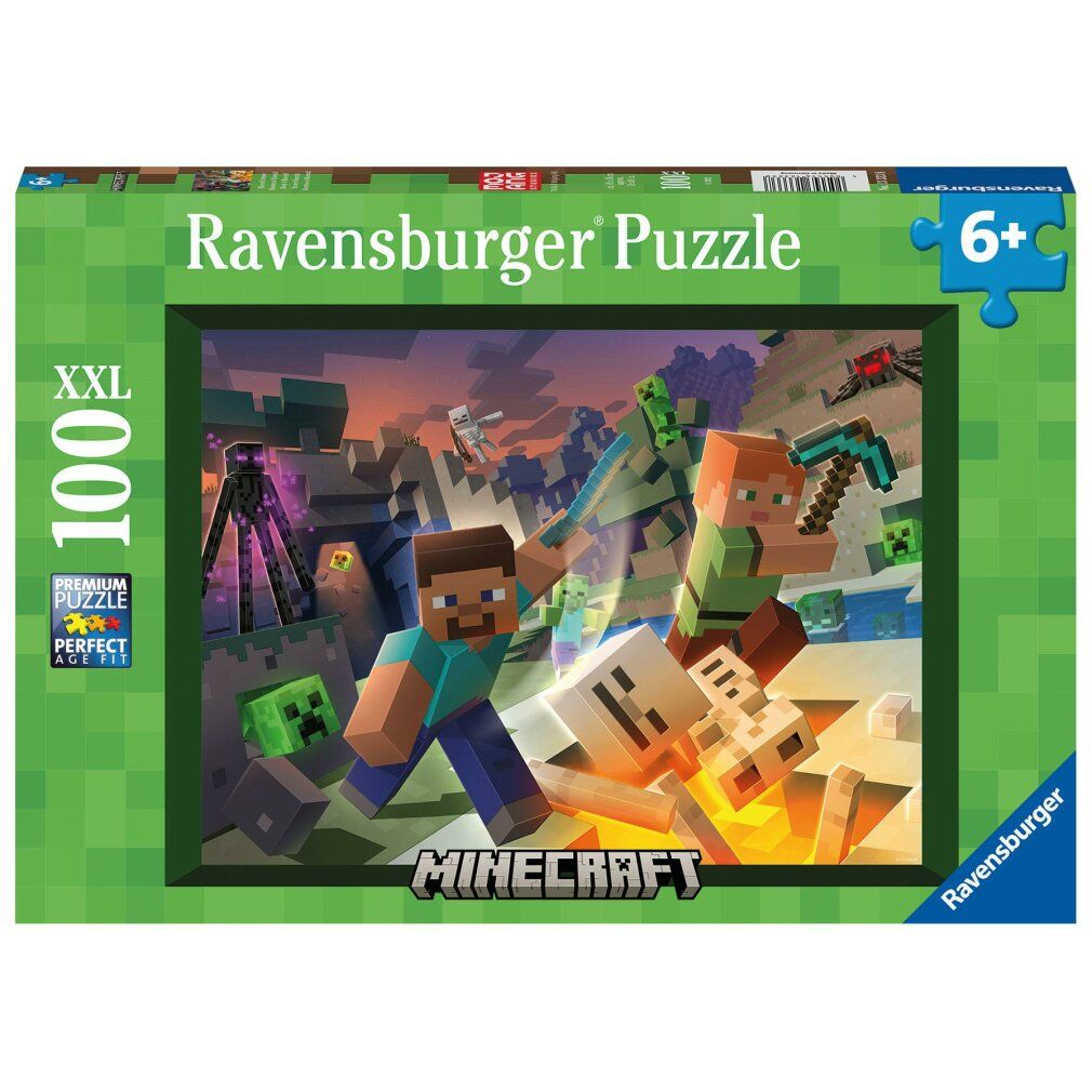 Ravensburger Kinderpuzzle Monster Minecraft