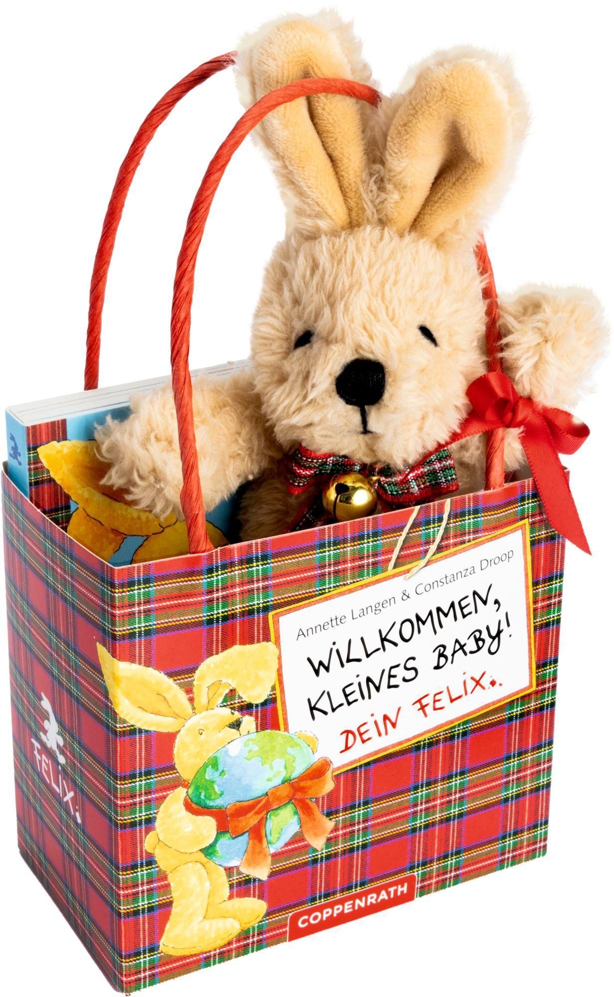 Willkommen, kleines Baby! Dein Felix (Buch und Plüschfigur) Geschenkset: Buch und Plüschfigur