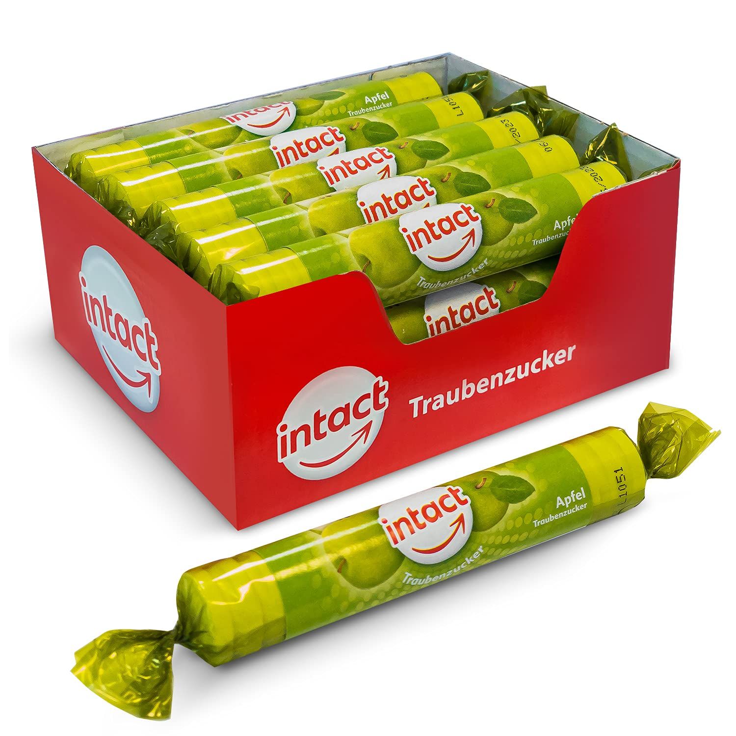 intact Apfel Traubenzucker Bonbons