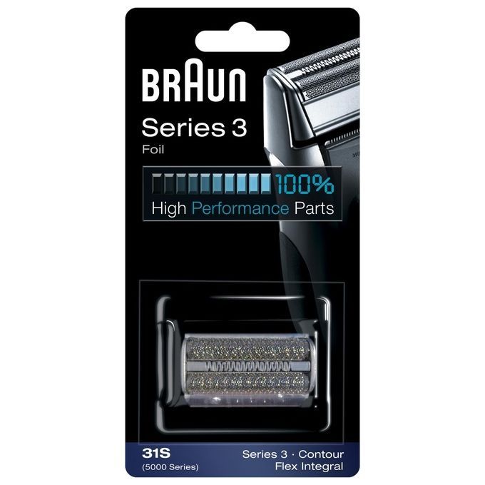 Braun - Ersatzscherfolie "Series 3 - 31S Foil & Cutter" in Schwarz