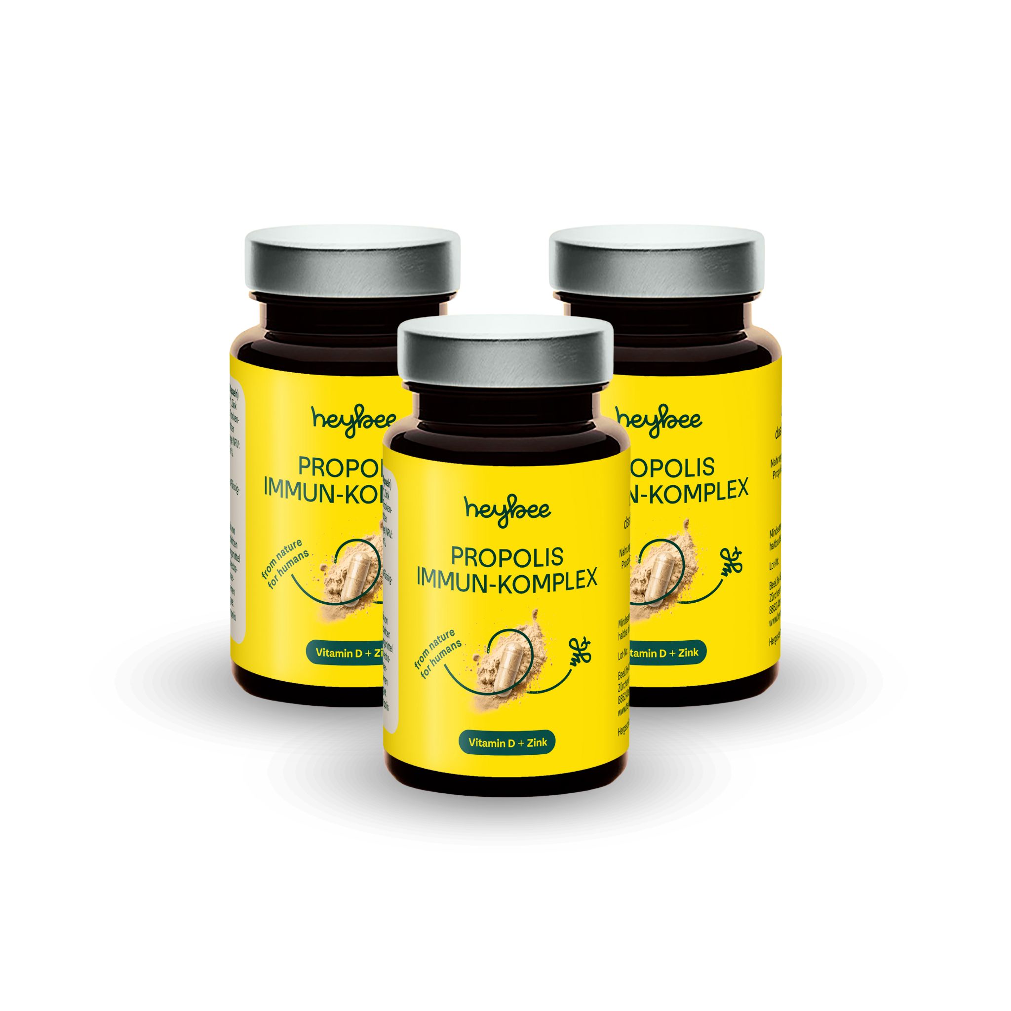 heybee Propolis Immun-Komplex - 3er Packung 3x60 St Kapseln