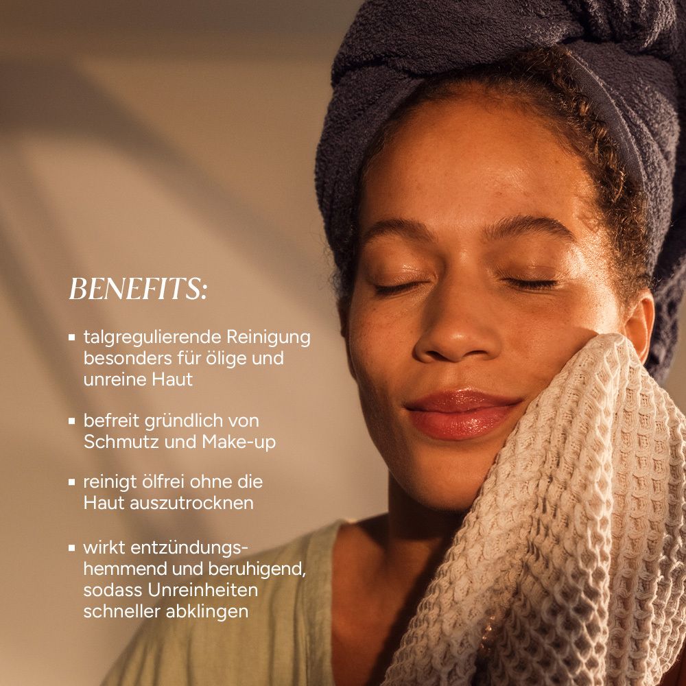 JUNGLÜCK Reinigungsgel - für eine porentiefe Reinigung ohne austrocknen, leicht schäumend