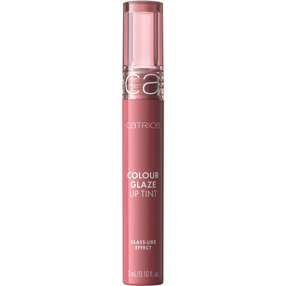 Catrice Colour Glaze Lip Tint, rosa. Flasche. Text: Colour Glaze Lip Tint, Glass-Like Effect.