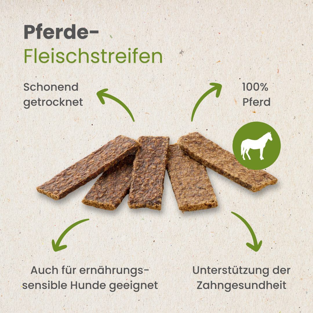 Ein halbiertes Hirschgeweihstück mit rauer Außenseite und poröser Schnittfläche.