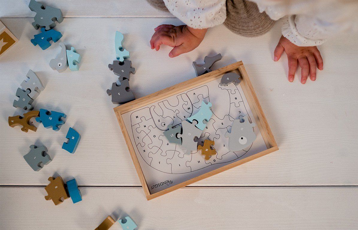 Kindsgut Buchstaben-Puzzle Elefant