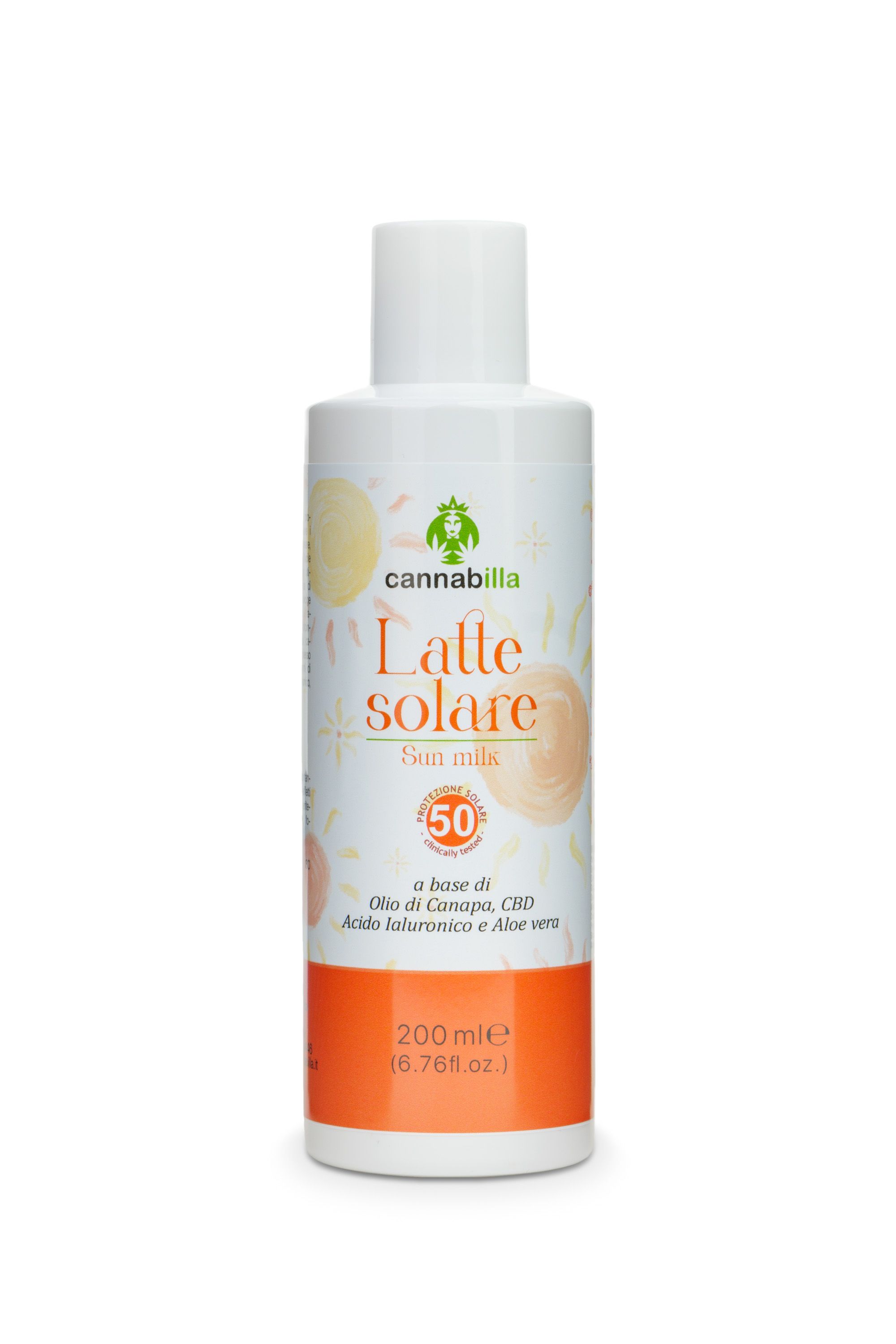 Cannabilla - Latte Protezione Solare alla Canapa SPF 50