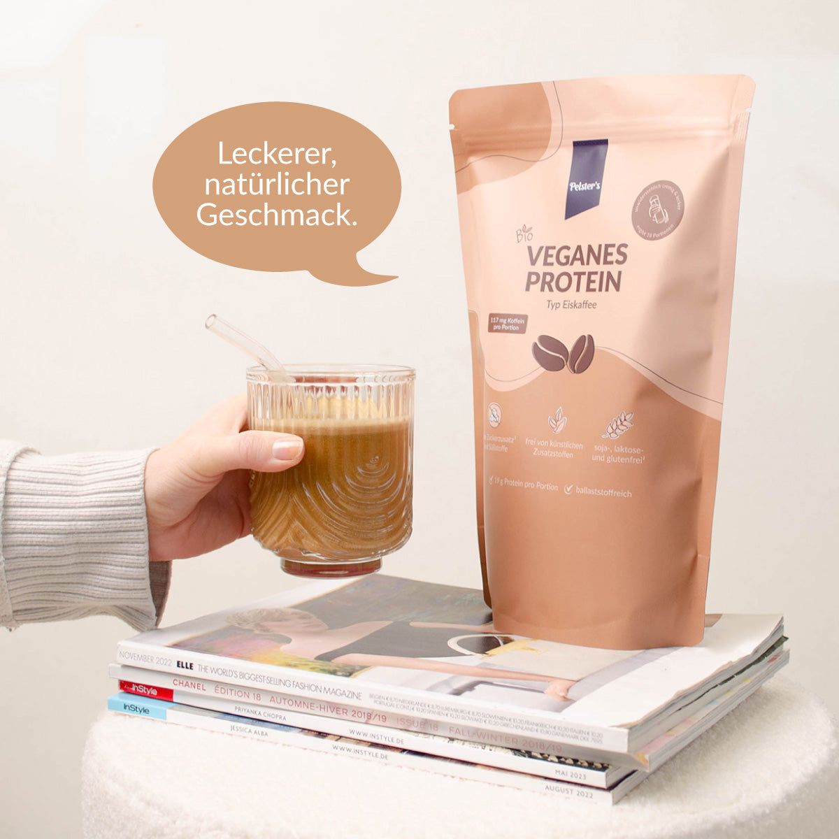 Pelster's Veganes Bio Proteinpulver Typ Eiskaffee