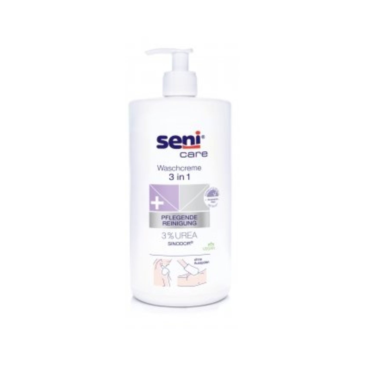 SENI CARE Waschcreme 3 in 1 Urea