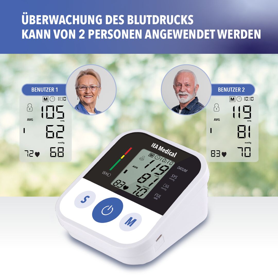 IEA Medical Blutdruckmessgerät Oberarm