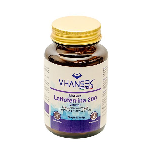 Vhansek nutrition BioCore Lattoferrina 200 mimuno +
