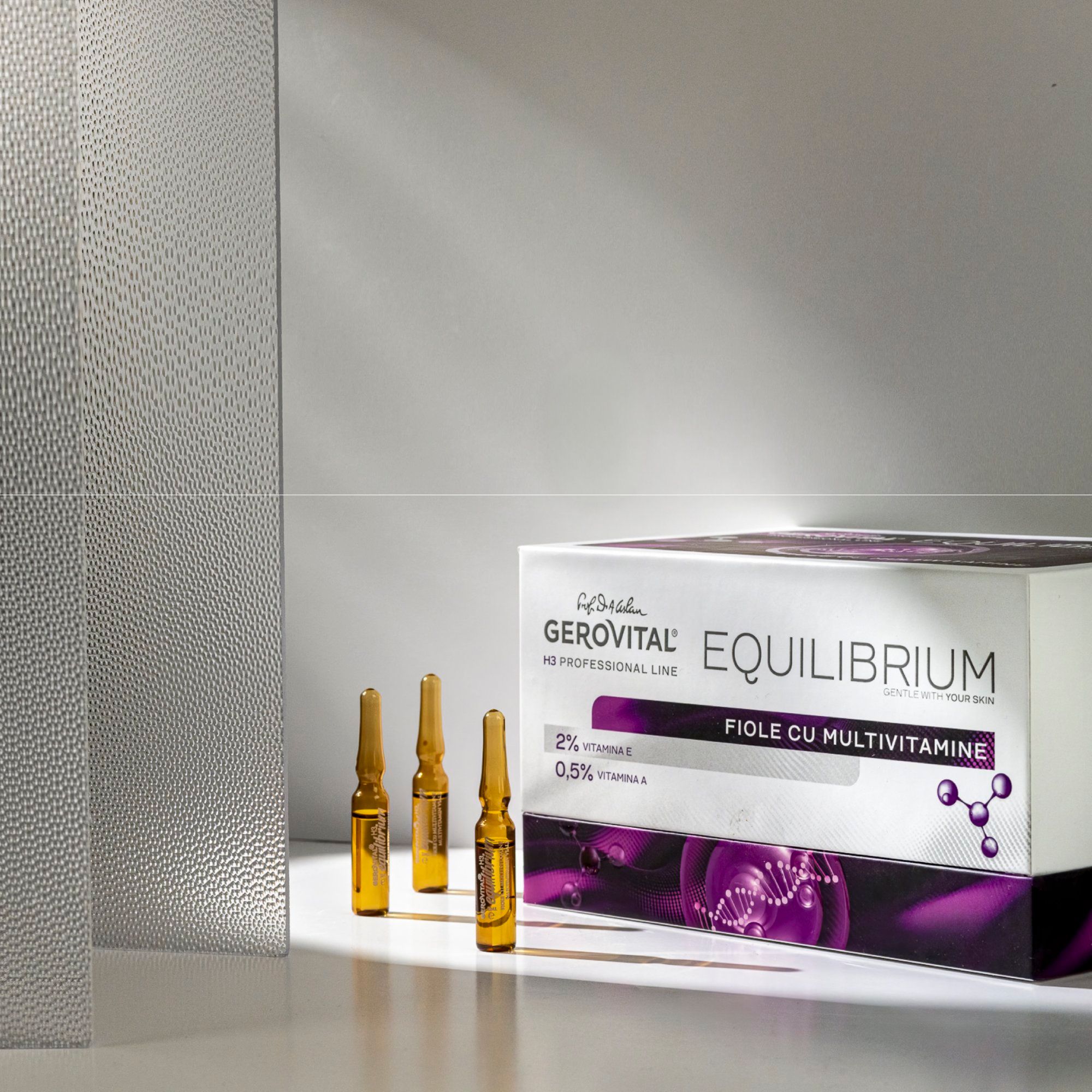 Gerovital H3 Equilibrium Multivitamin Ampullen Antioxidans, Vitamin A, C und E 20 x 2 ml