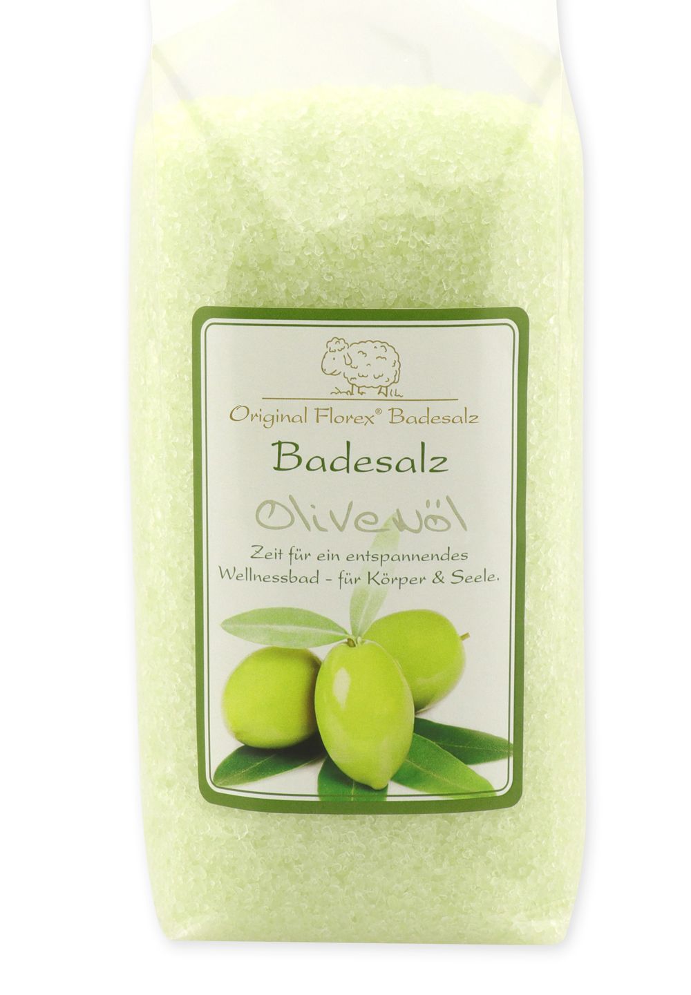 Badesalz Badezusatz Olivenöl mit Bio Schafmilch