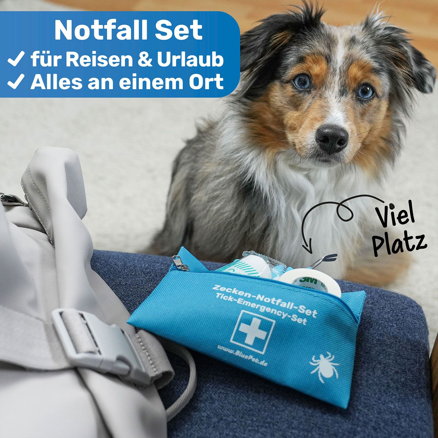 BluePet Zeckenentferner Set