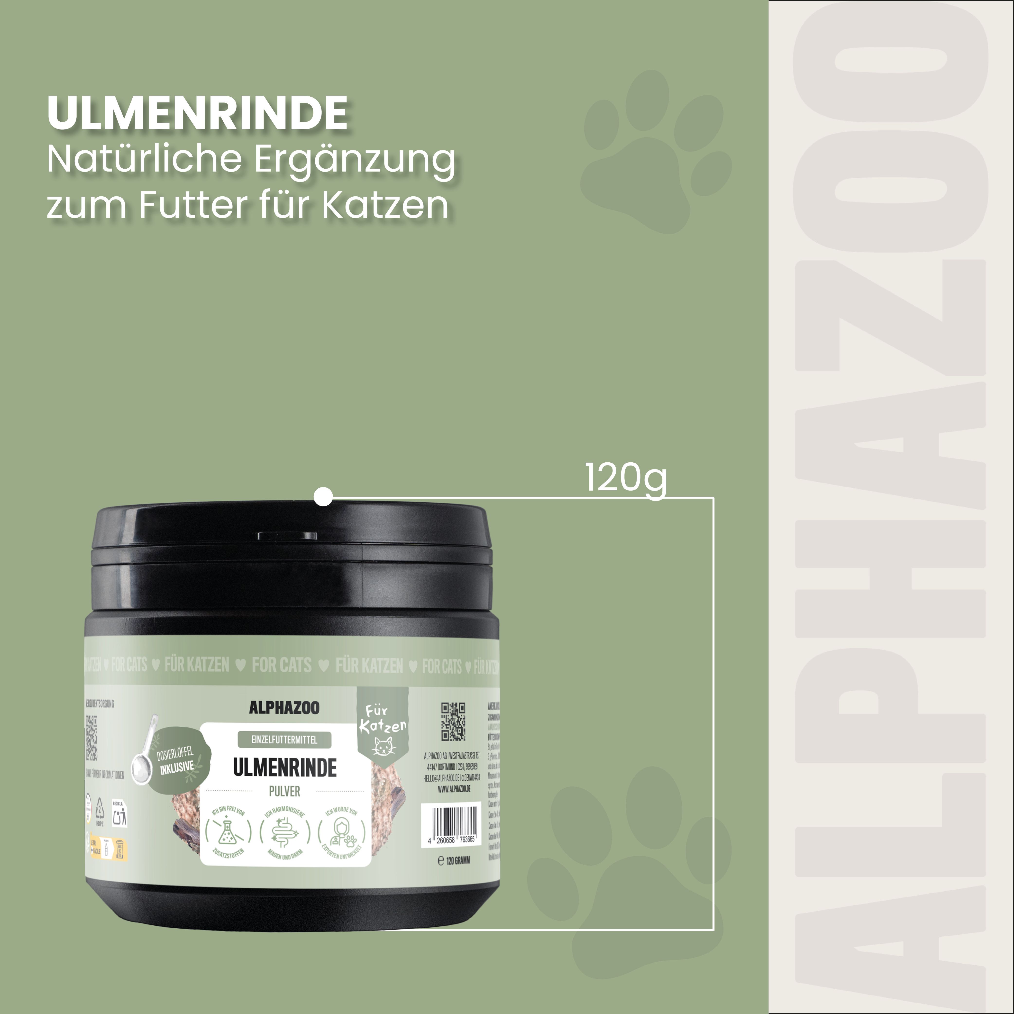 Ulmenrinde Pulver für Katzen