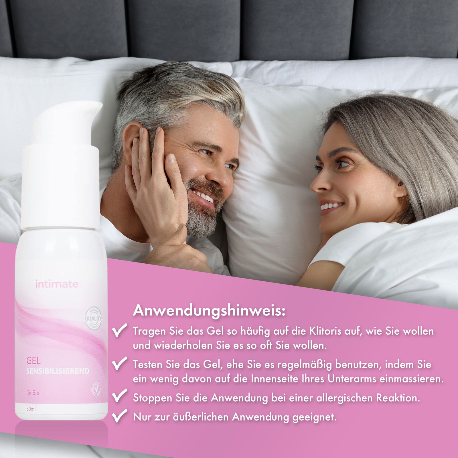 INTIMATE sensibilisierendes Gel Gleitmittel für Frauen bei Scheidentrockenheit