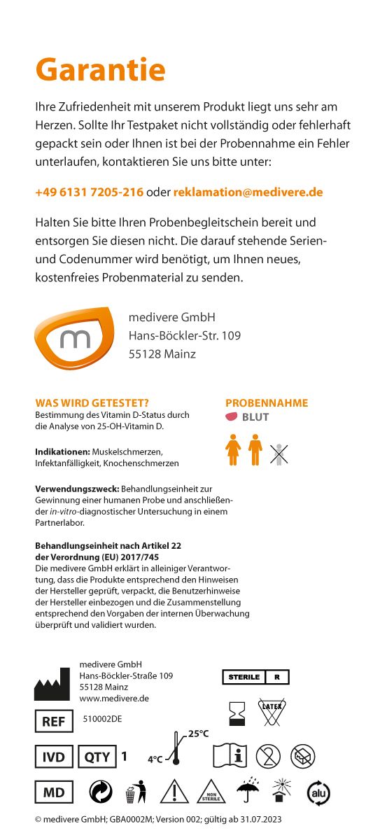 medivere diagnostics Vitamin D Test