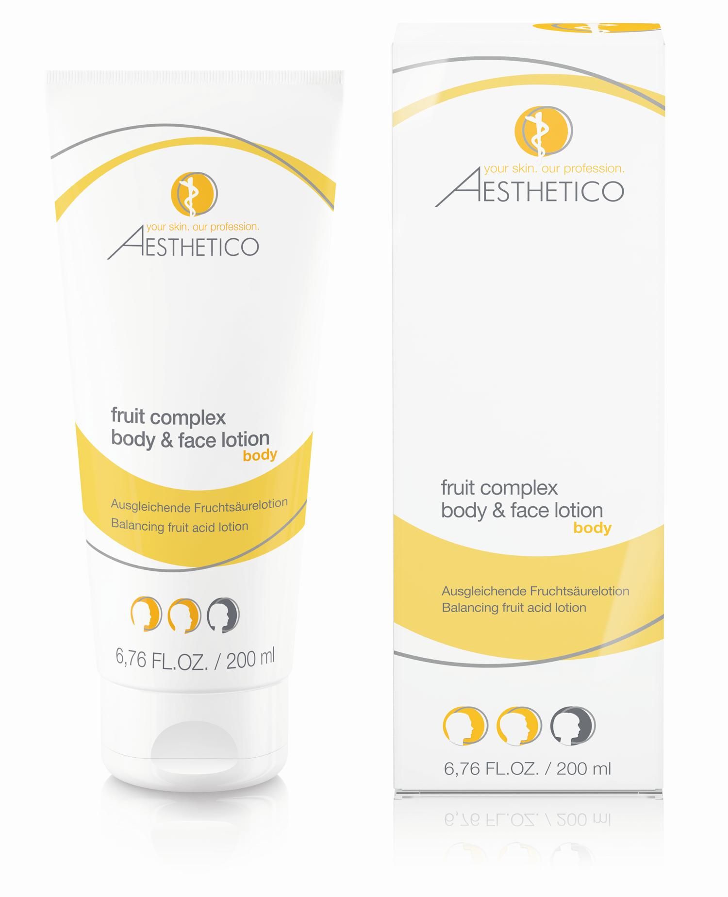fruit complex body & face lotion Intensivpflege, Aesthetico