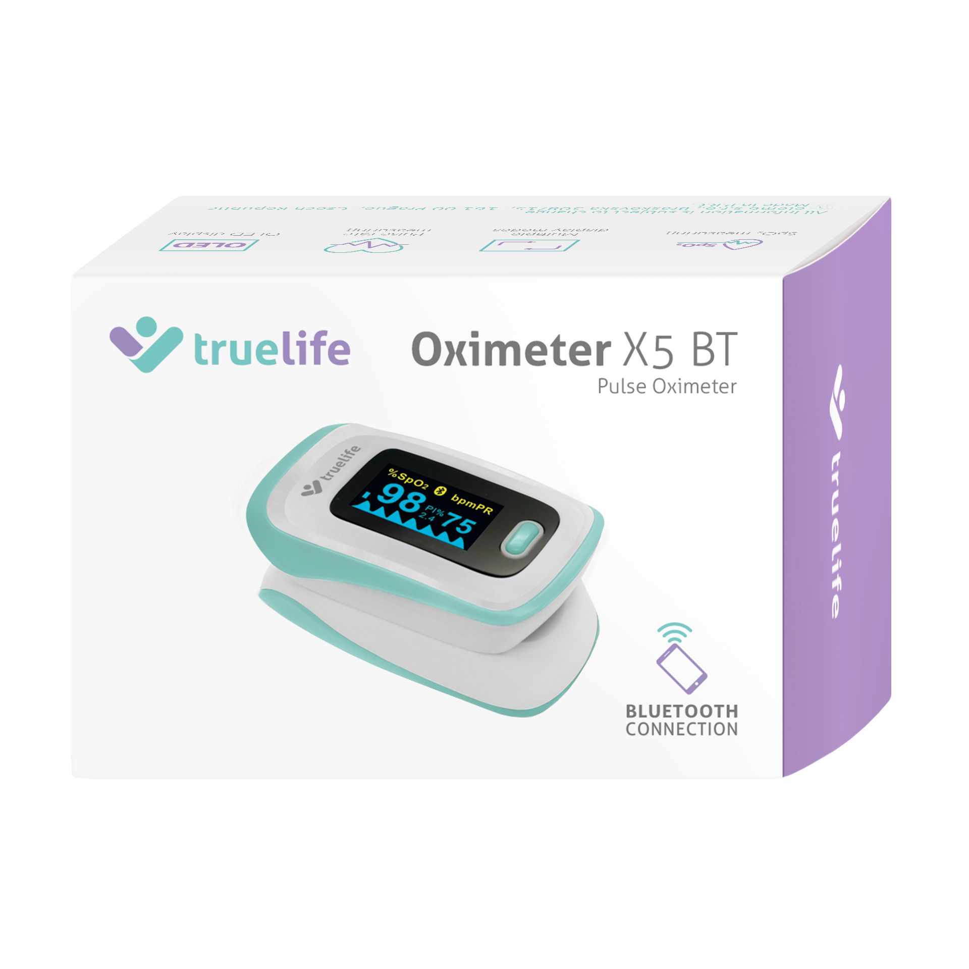 TrueLife Oximeter X5 BT – Pulsoximeter mit Bluetooth