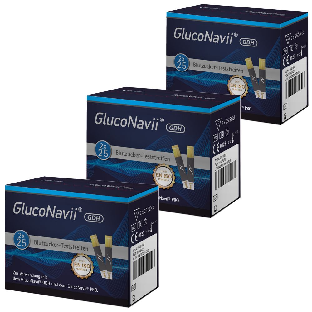 Gluconavii Pro Blutzucker-Teststreifen
