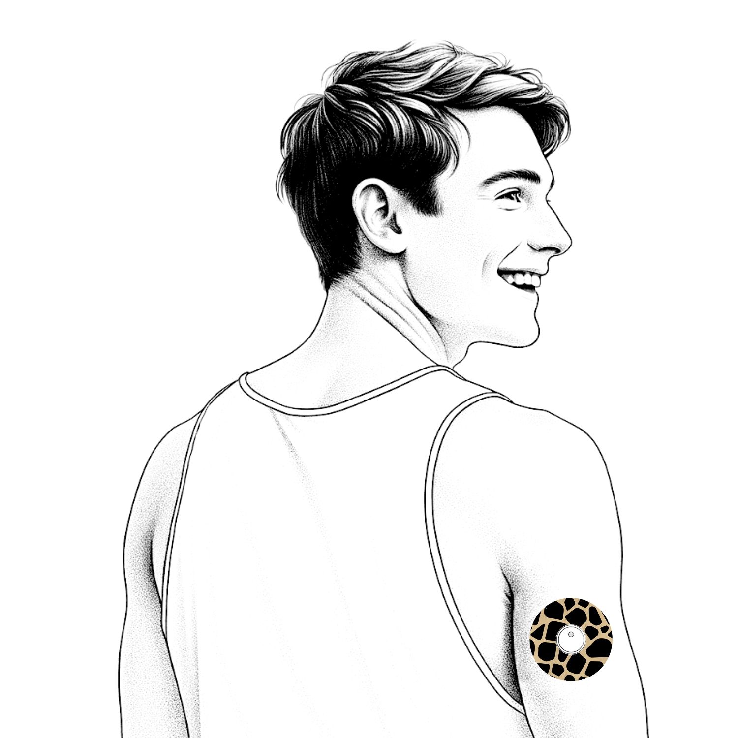 Diasticker® FreeStyle Libre 3 / 3 Plus Fixiertapes "Savanna"