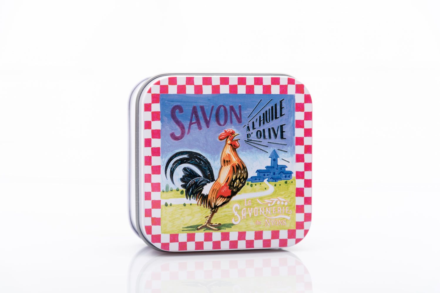 La Savonnerie de Nyons - Metallbox mit Seife "Coq"