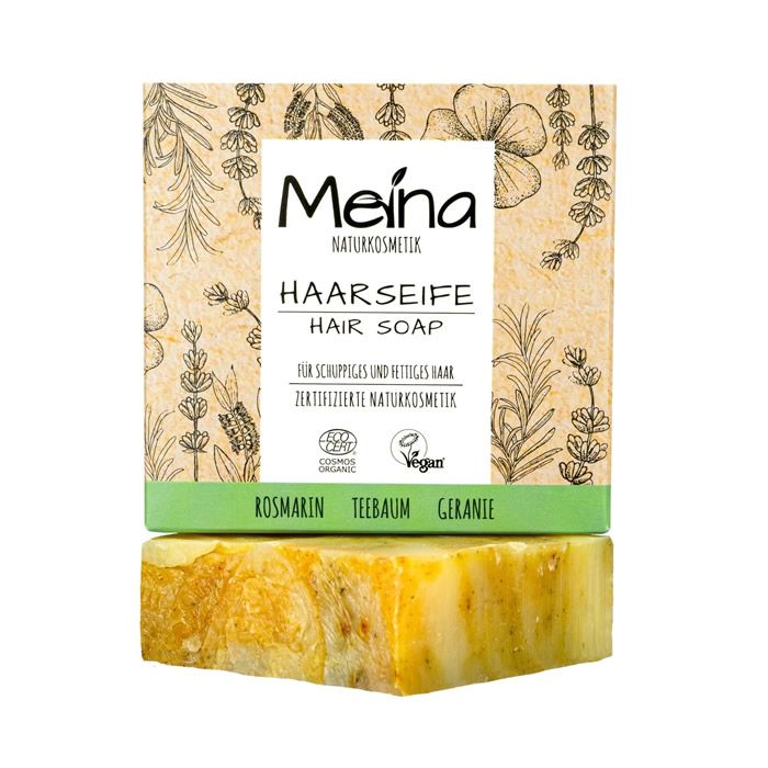 MEINA - Haarseife mit Teebaum & Rosmarin