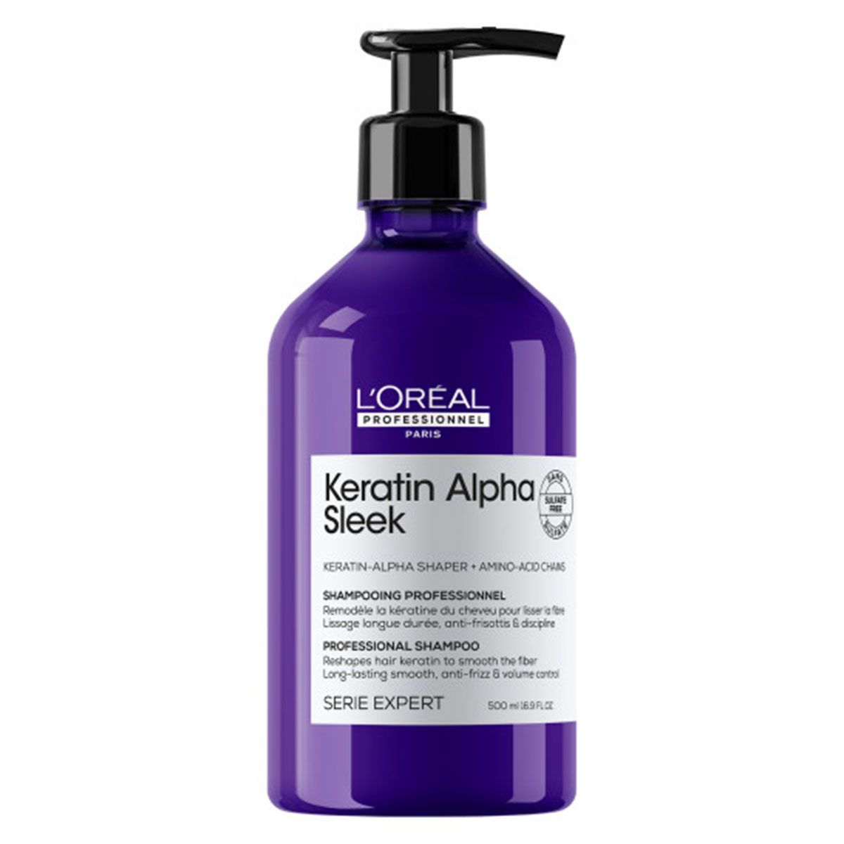 L'Oréal Professionnel - Keratin Alpha Sleek Shampoo 500 ml