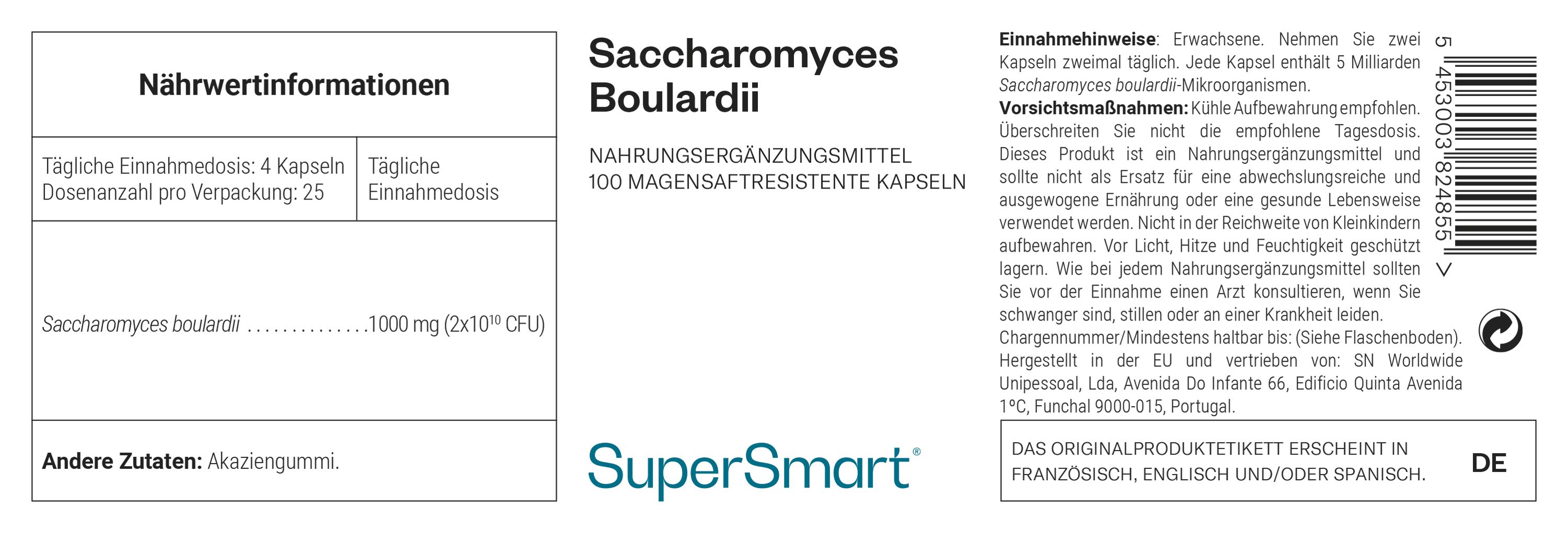 Saccharomyces boulardii - SuperSmart