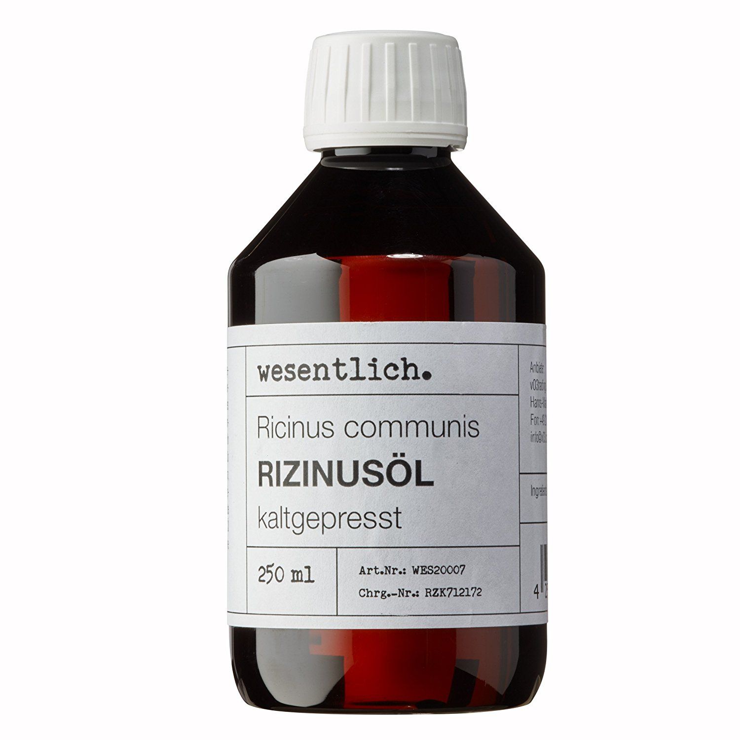Rizinusöl kaltgepresst von wesentlich.
