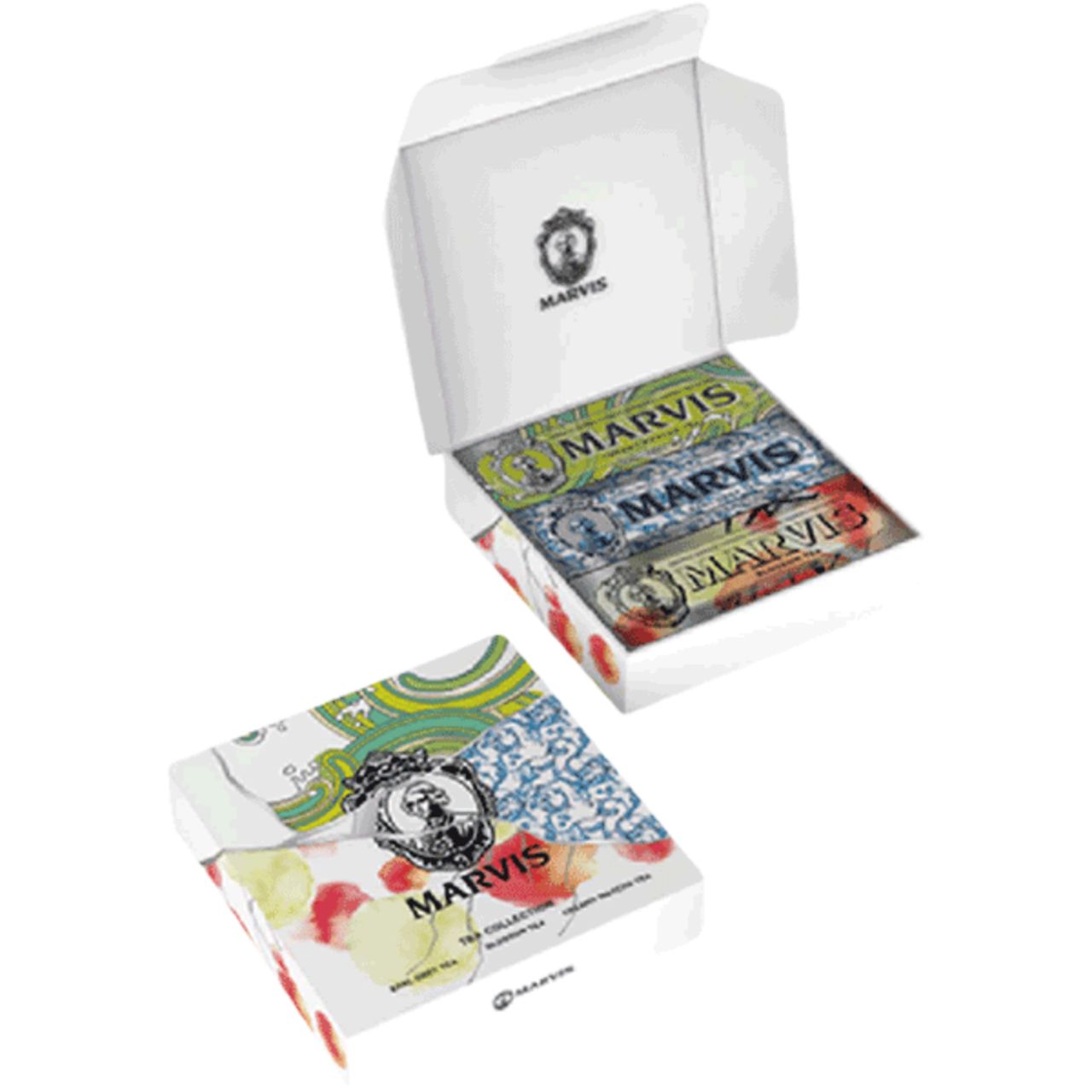 Marvis, Tea Collection Kit = Blossom Tea 25ml + Eal Grey Tea 25 ml + Creamy Matcha Tea 25 ml